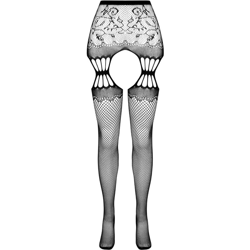 PASSION - S027 MEDIAS CON LIGUERO NEGRO TALLA UNICA - Bild 5
