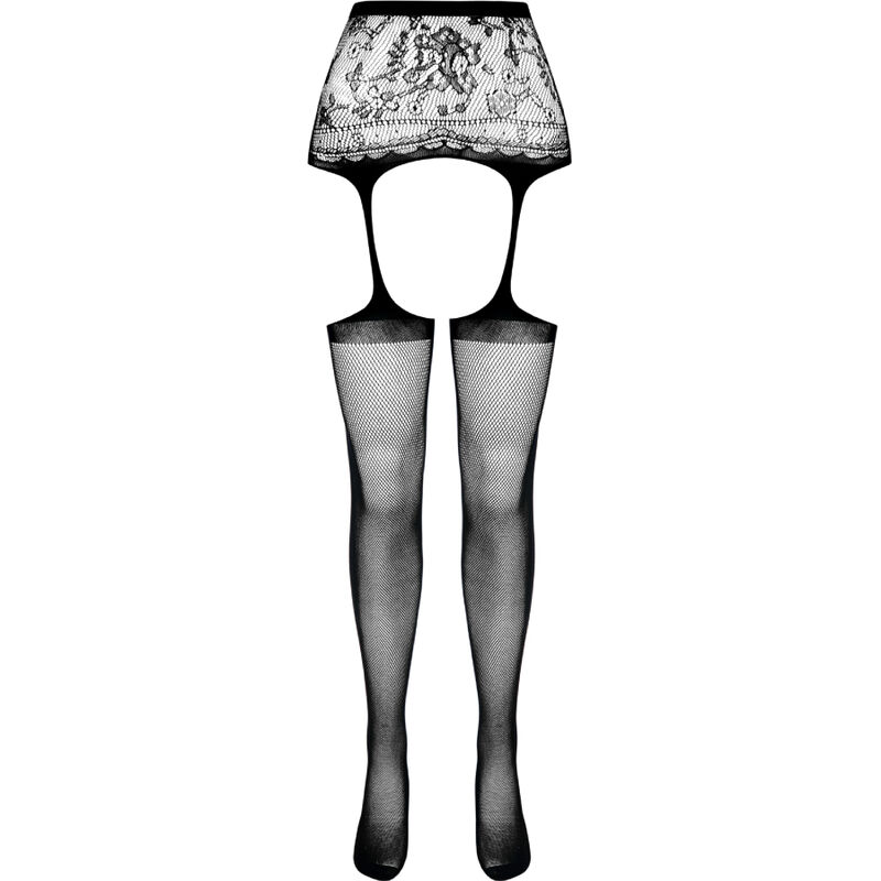 PASSION - S028 MEDIAS CON LIGUERO NEGRO TALLA UNICA - Bild 5