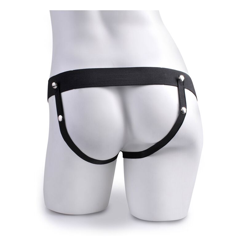 FETISH FANTASY SERIES - ADJUSTABLE HARNESS REALISTIC PENIS WITH BALLS SQUIRTING 19 CM - Bild 4