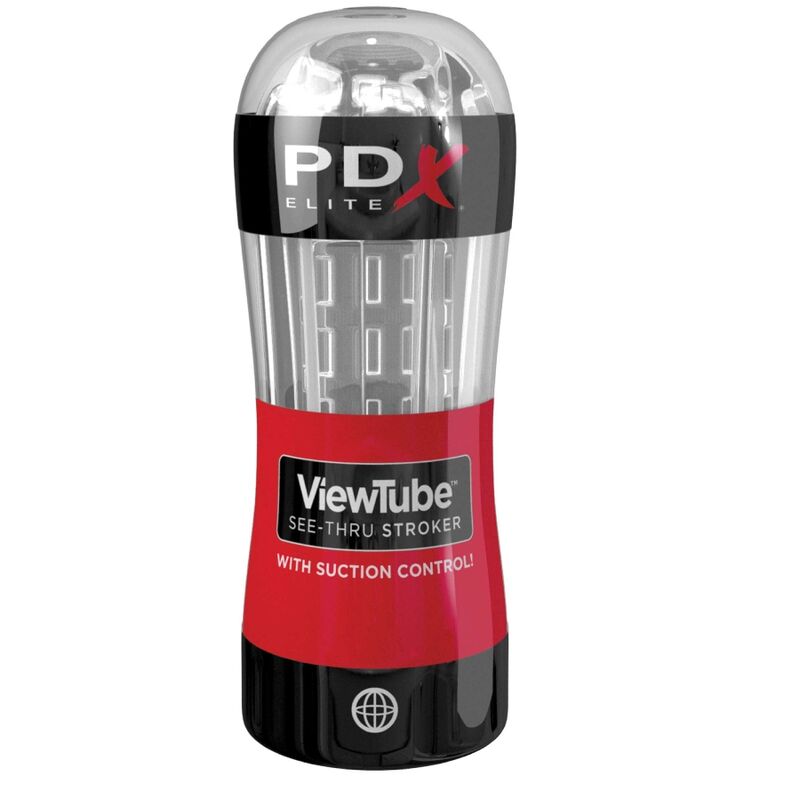 Alternative view of PDX ELITE - STROKER VIEWTUBE CONTROL SUCTION TRANSPARENT