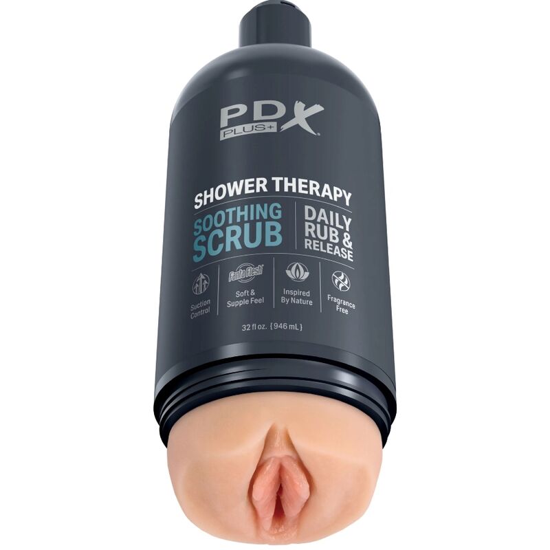 PDX PLUS - STROKER DISCREET DESIGN SHAMPOO BOTTLE SOOTHING SCRUB