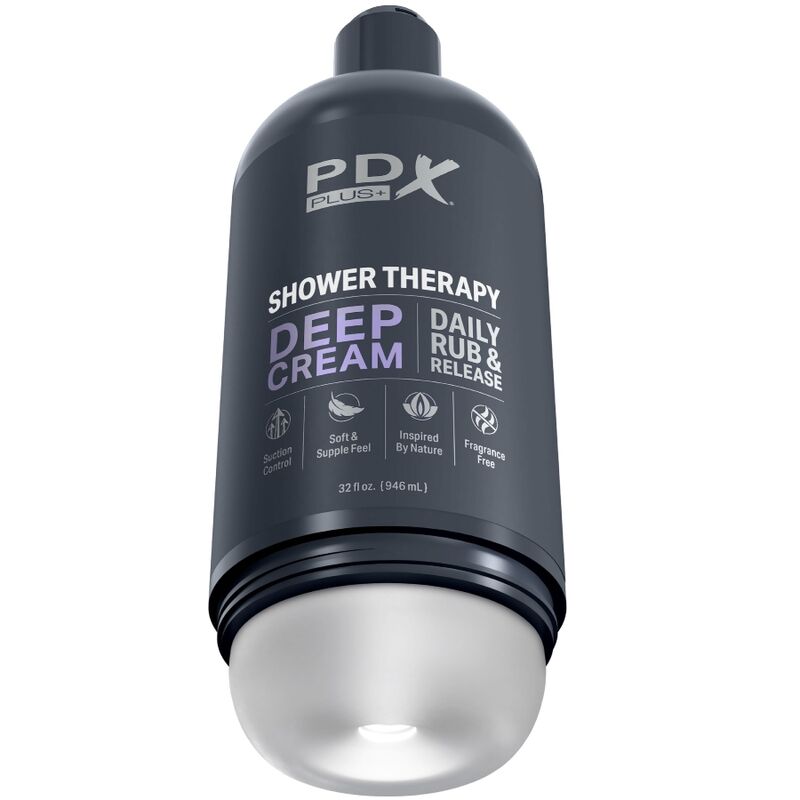 PDX PLUS - STROKER DISCREET DESIGN SHAMPOO BOTTLE DEEP CREAM