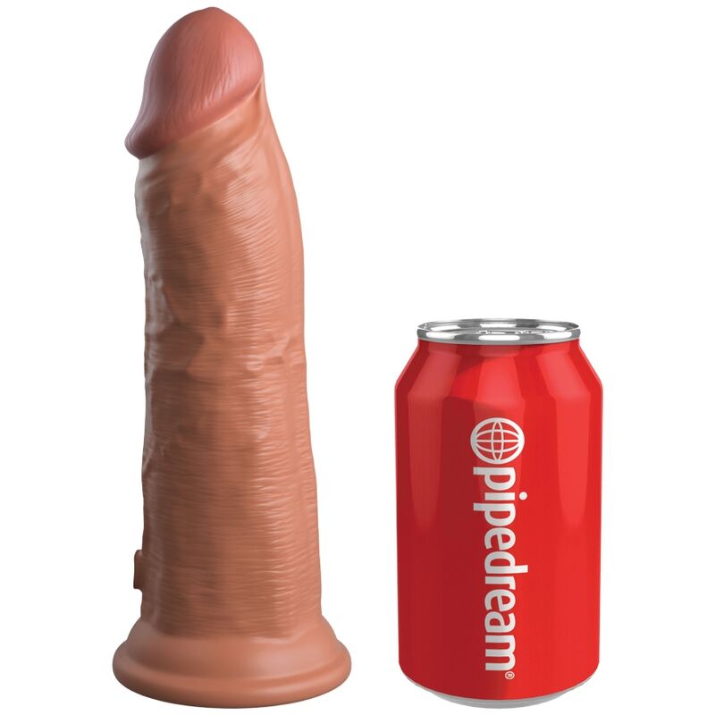 KING COCK ELITE - REALISTIC SILICONE DILDO 20.3 CM CARAMEL