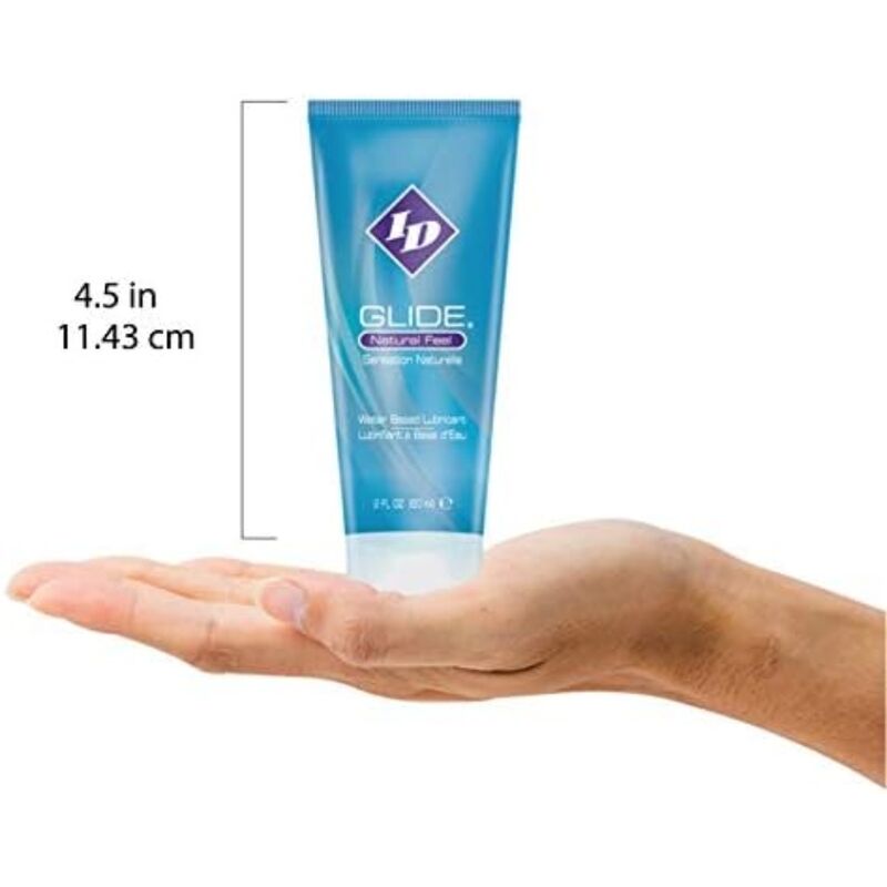 Alternative view of ID GLIDE - WATER BASED LUBRICANT ULTRA LONG LASTING TRAVEL TUBE 60 ML