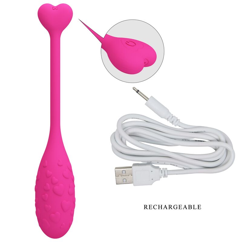 PRETTY LOVE - APP CONTROLLED PINK FISHER VIBRATING EGG - Bild 5