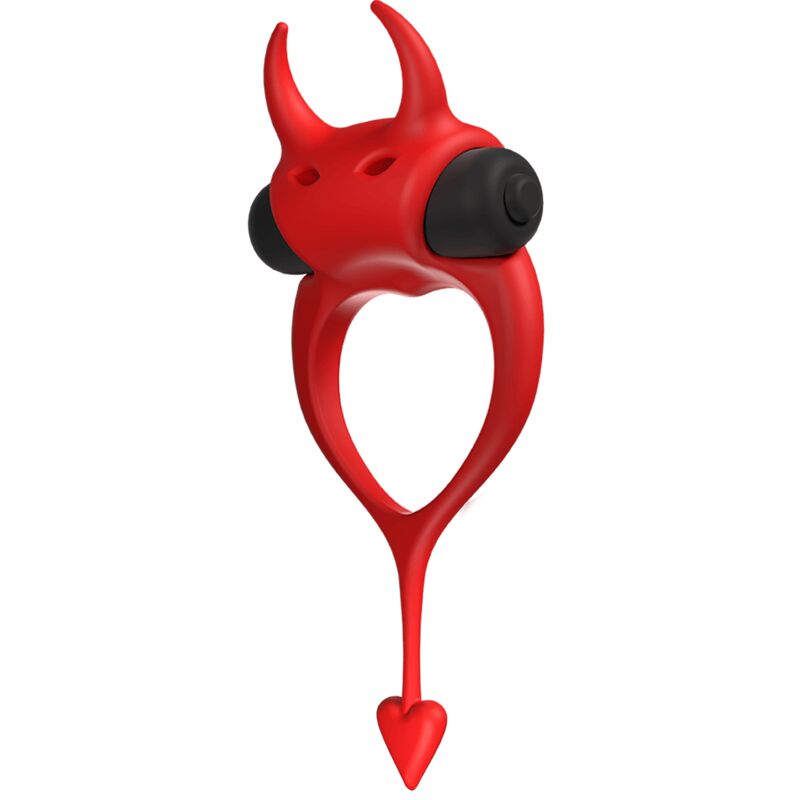 Alternative view of ADRIEN LASTIC - DEVOL COCKRING RED VIBRATOR RING