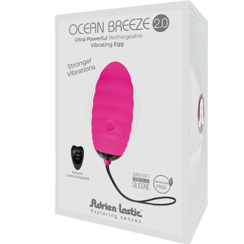 ADRIEN LASTIC - OCEAN BREEZE 2.0 RECHARGEABLE VIBRATING EGG REMOTE CONTROL PINK - Bild 4