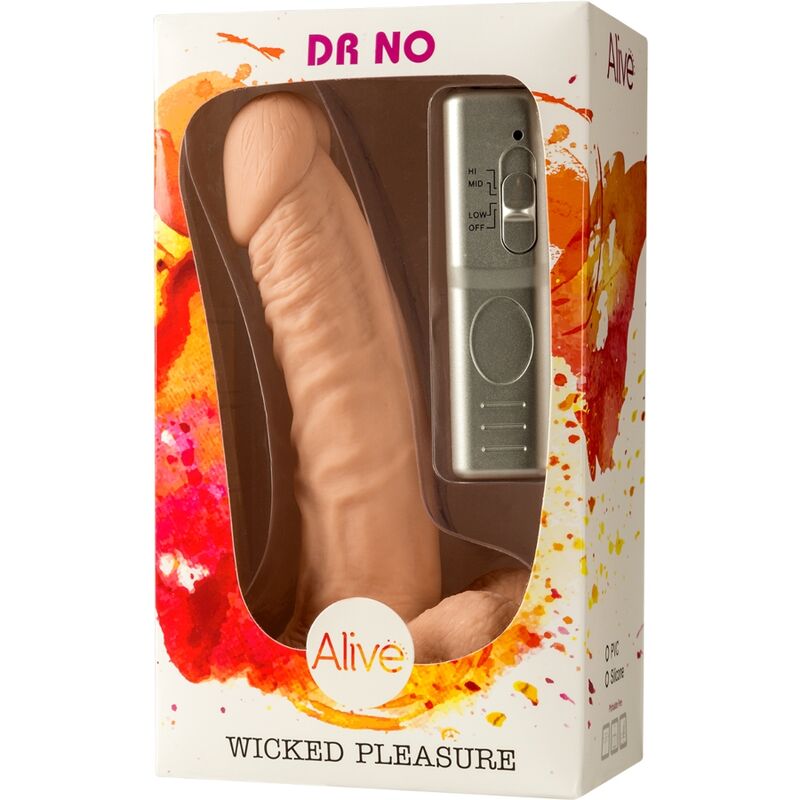Alternative view of ALIVE - DR. NO REALISTIC PENIS VIBRATOR 18 CM
