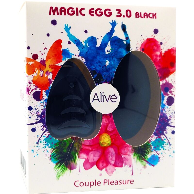 Alternative view of ALIVE - MAGIC EGG 3.0 VIBRATING EGG REMOTE CONTROL BLACK