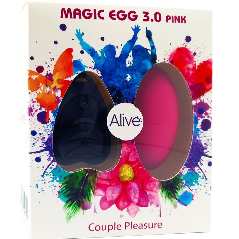Alternative view of ALIVE - MAGIC EGG 3.0 VIBRATING EGG REMOTE CONTROL PINK