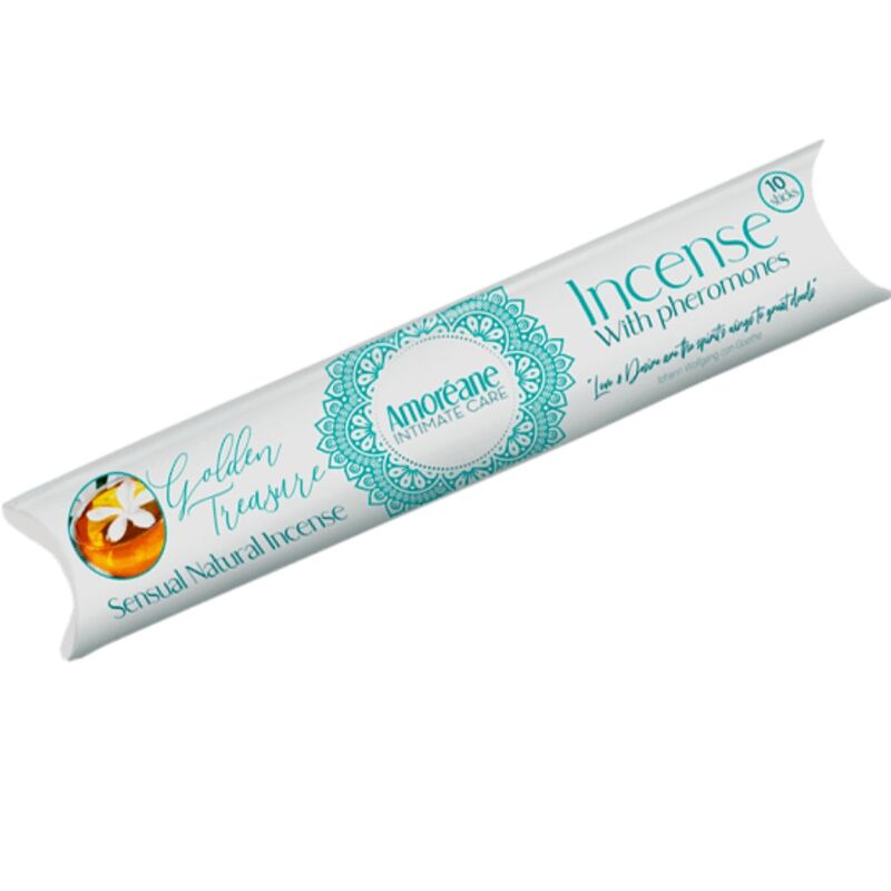 AMOREANE - GOLDEN TREASURE INCENSE WITH PHEROMONES JASMINE AROMA - Bild 3