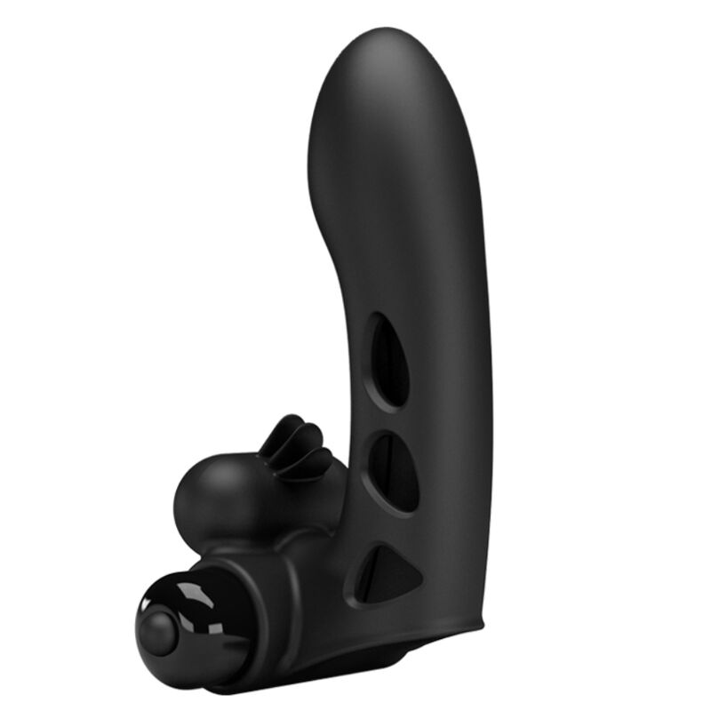 Alternative view of PRETTY LOVE - ORLANDO BLACK VIBRATOR FINGER COVER