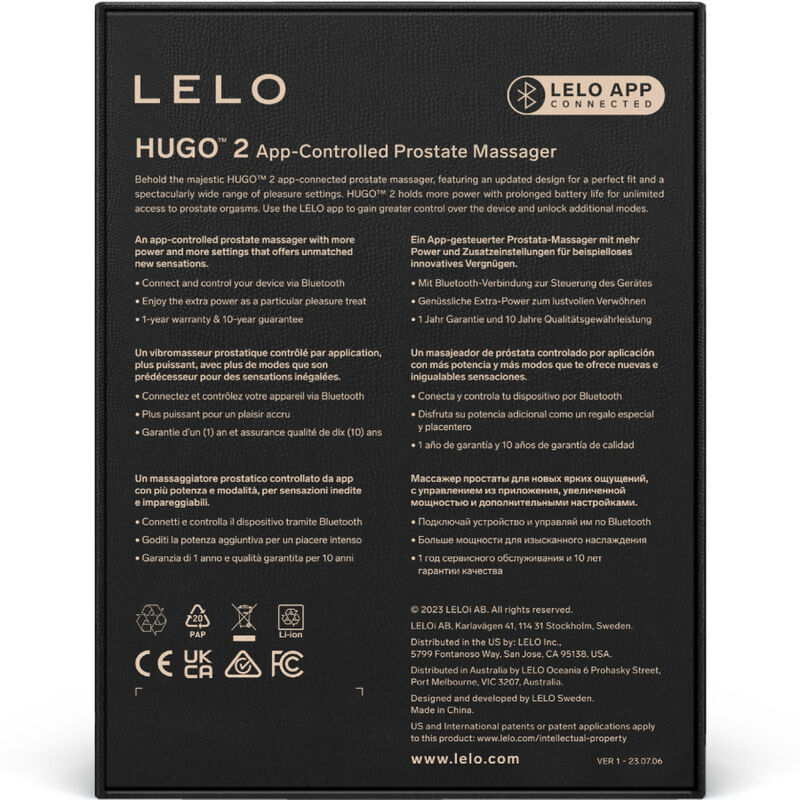 LELO - HUGO 2 PROSTATE MASSAGER - Bild 4