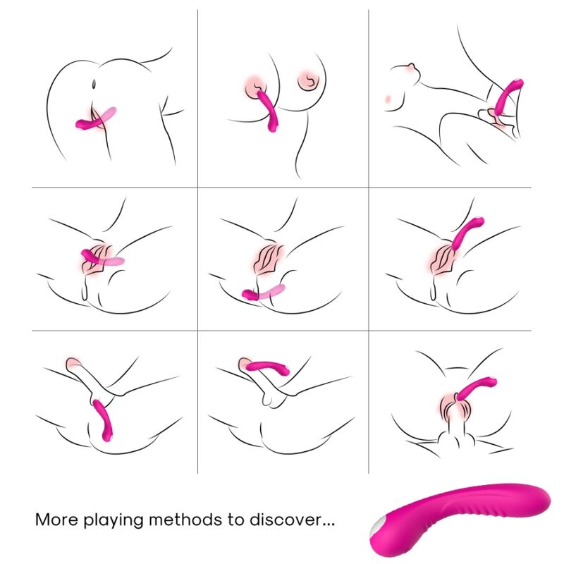Alternative view of ARMONY - LEGEND VIBRATOR SILICONE FUCHSIA