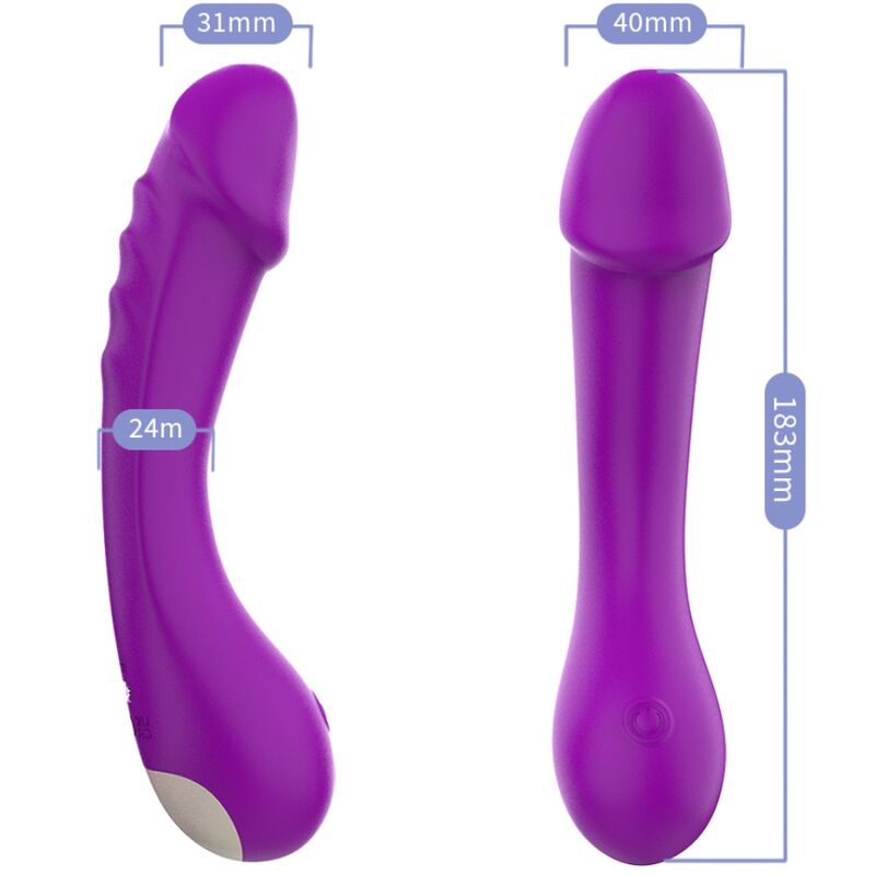 ARMONY - DILDO VIBRATOR G-SPOT SILICONE PURPLE - Bild 3