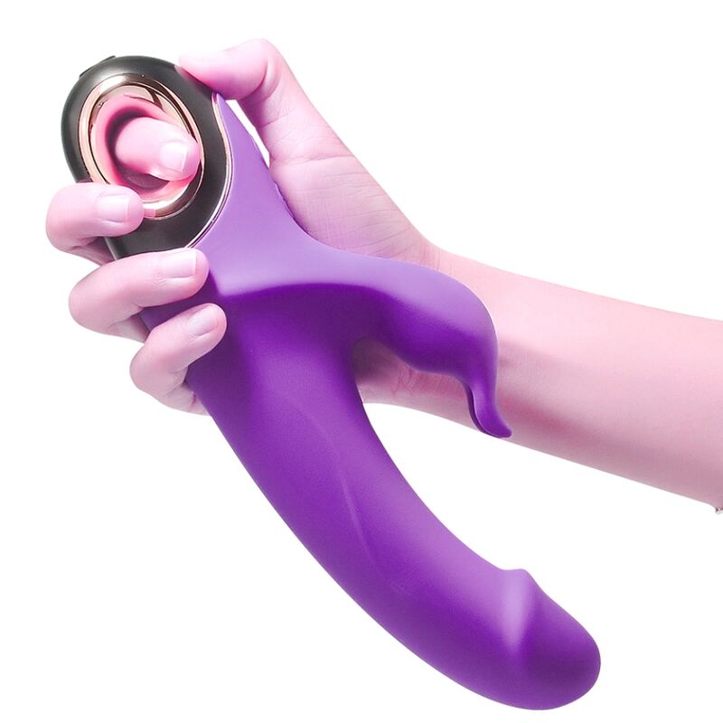 ARMONY - METEROR DILDO VIBRATOR RABBIT ROTATOR PURPLE - Bild 4