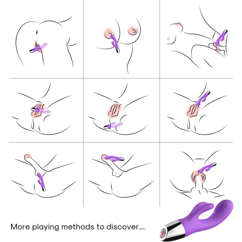 Alternative view of ARMONY - VIBRATOR RABBIT PURPLE