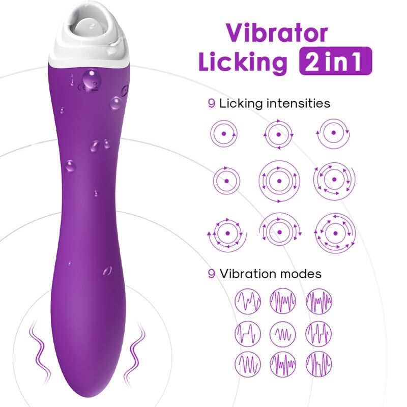 Alternative view of ARMONY - FAIRYLAND LICKING VIBRATING CLIT  VIBRATOR PURPLE