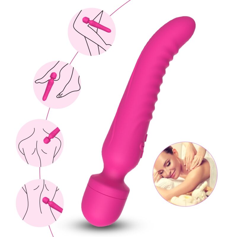 Alternative view of ARMONY - MISSION MASSAGER  VIBRATOR HEAT EFFECT FUCHSIA