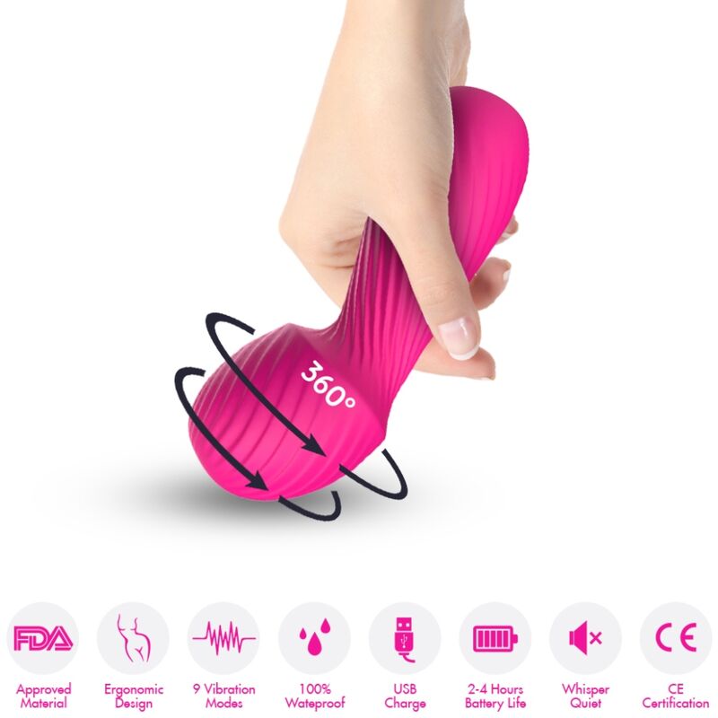 Alternative view of ARMONY - DAZZLE MASSAGER  VIBRATOR SMALL FUCHSIA