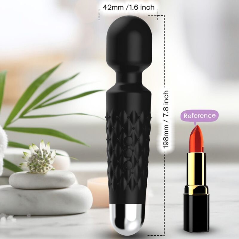 Alternative view of ARMONY - POSTMAN MASSAGER  VIBRATOR SUPER FLEXIBLE HEAD BLACK