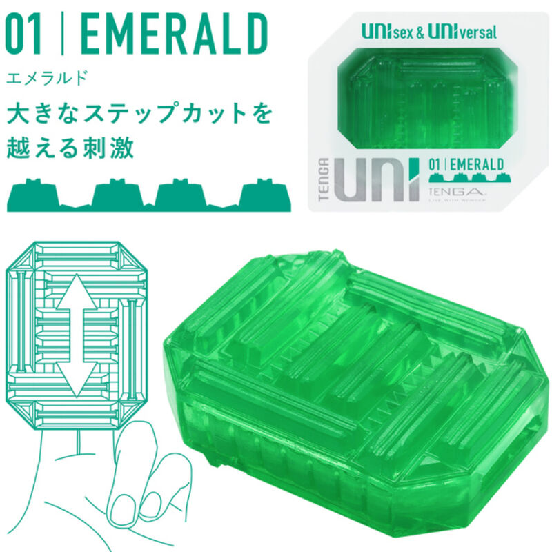 Alternative view of TENGA - UNI VARIETY MASTURBATOR THIMBLE PACK 4 UNITS