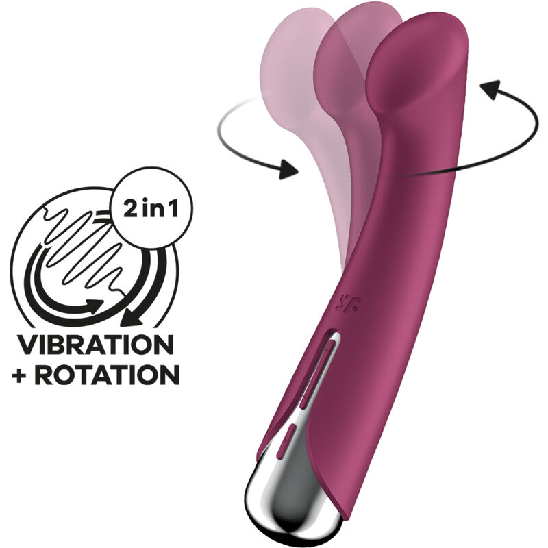 SATISFYER - SPINNING G-SPORT 1 ROTATOR VIBRATOR RED - Bild 4