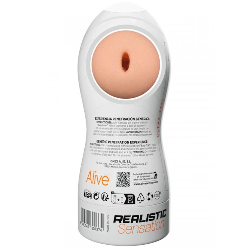 ALIVE - MAXI FLEX MALE MASTURBADOR GENERIC SIZE L - Bild 4