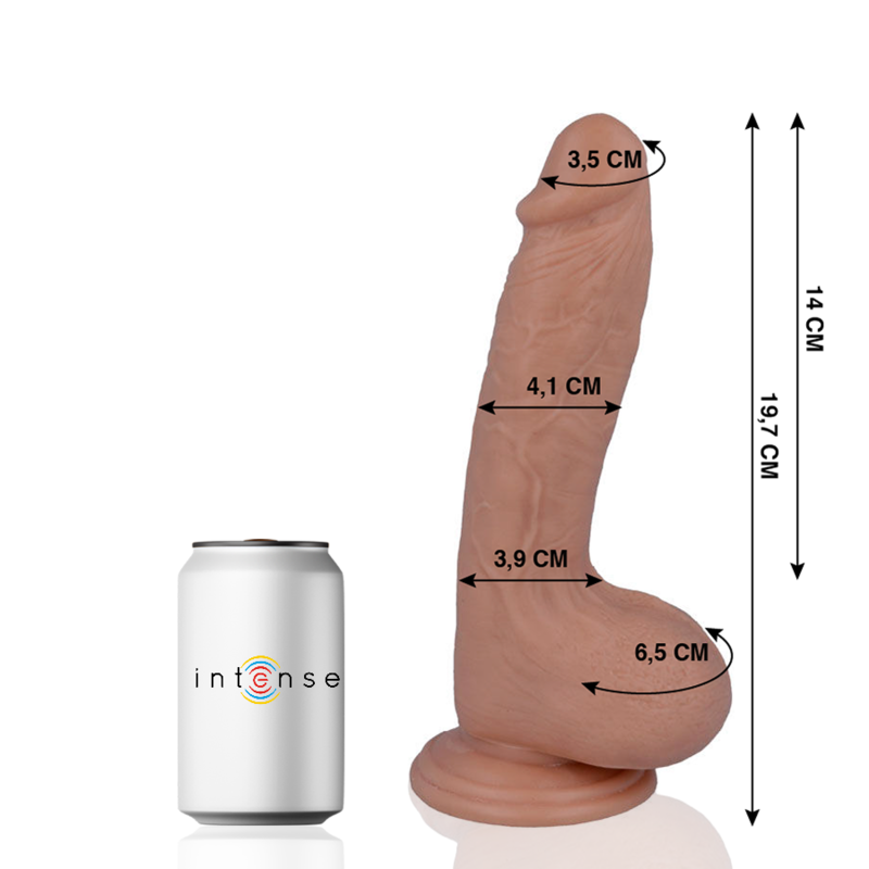 MR INTENSE 17 REALISTIC COCK 19.7 -O- 4.1 CM
