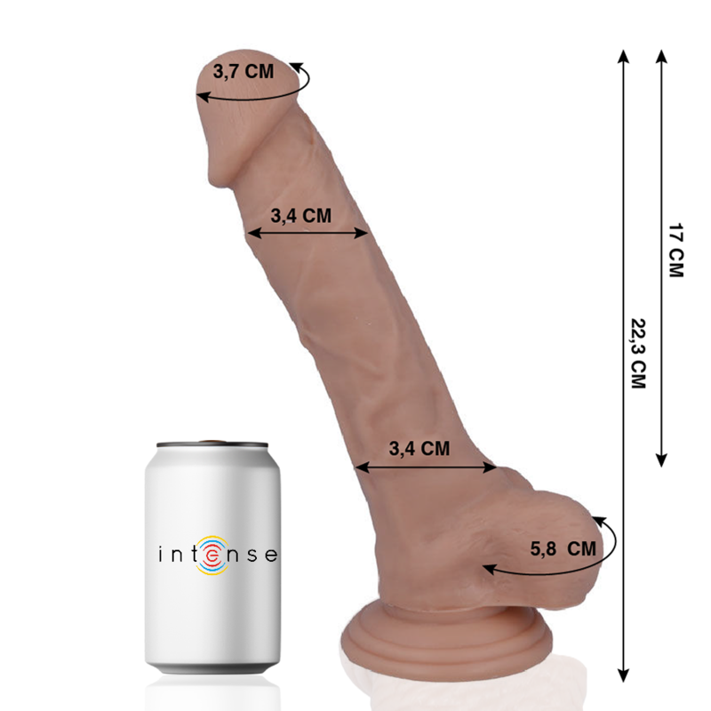 MR INTENSE 28 REALISTIC COCK 22.3 -O- 3.4CM