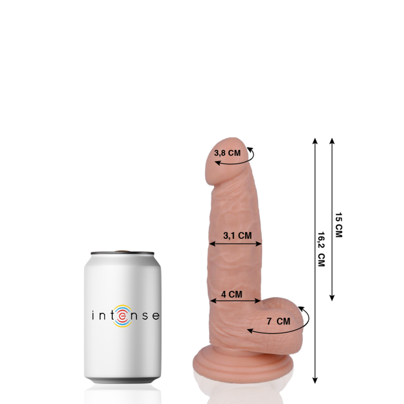 MR INTENSE 4 REALISTIC COCK 16.2 -O- 3.1CM