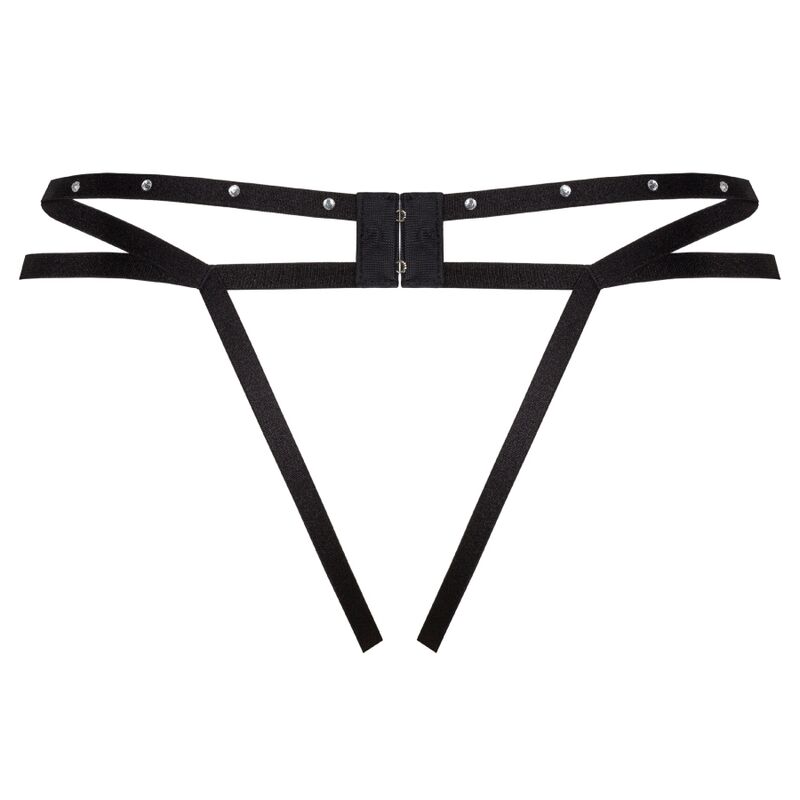LIVCO CORSETTI FASHION - NOMADE THONG CROTCHLESS BLACK - Bild 4