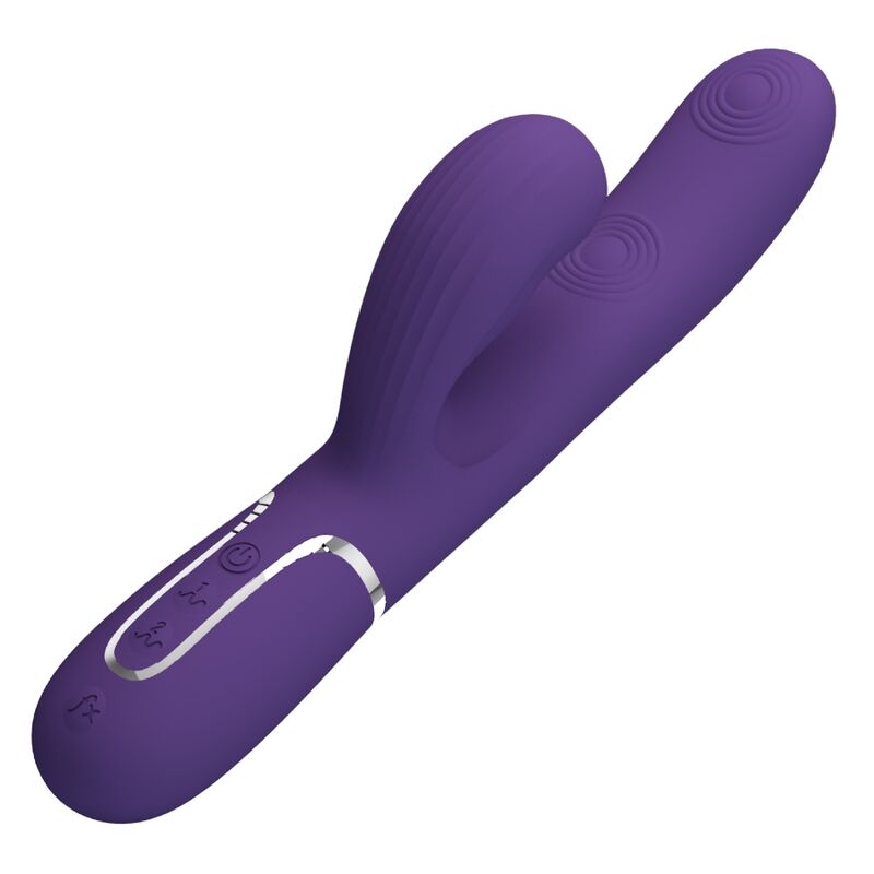 PRETTY LOVE - PERLITA G-SPOT VIBRATOR 3 IN 1 MULTIFUNCTION PURPLE - Bild 4