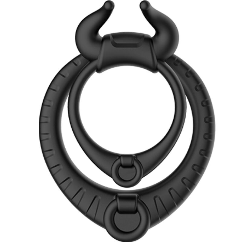 Alternative view of ARMONY - BULL'S PASION RING BLACK