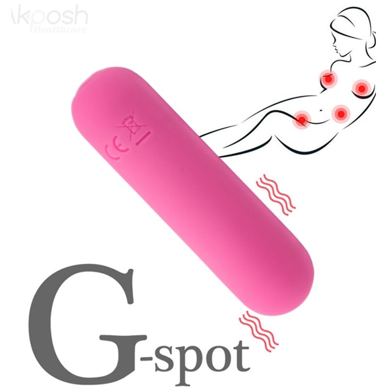 ARMONY - SPLASH HAHA VIBRATOR BULLET SILICONE 10 VIBRATIONS 75 X 19 CM PINK - Bild 5