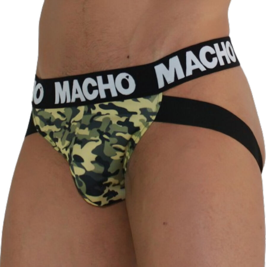 MACHO - MX28MV JOCK MILITARY GREEN / RED / BLUE - Bild 2