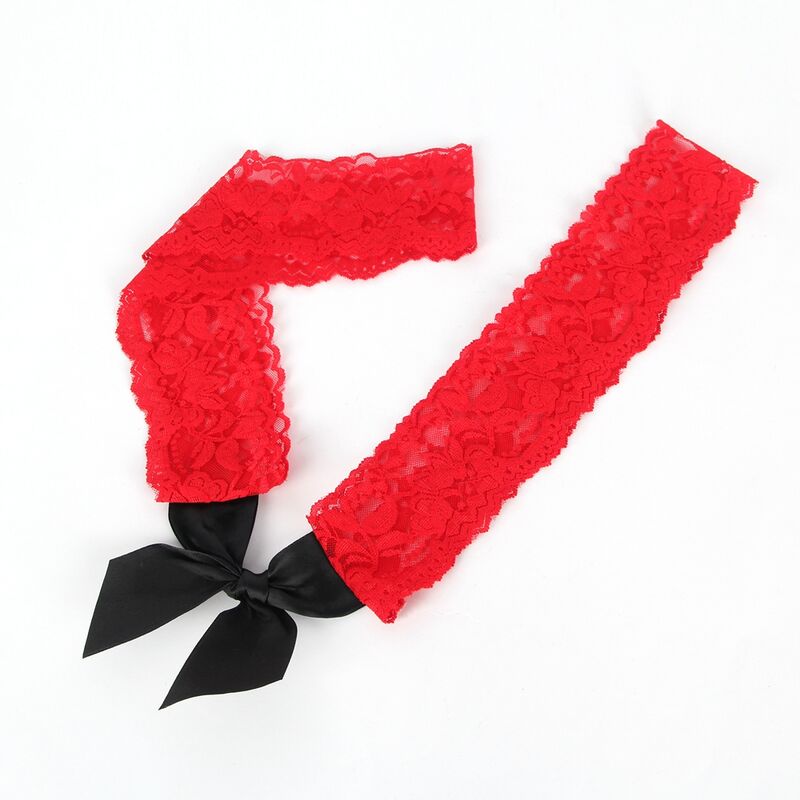 SUBBLIME - 952068 SHORT FISHNET DRESS WITH BLACK AND RED STITCHING ONE SIZE - Bild 4