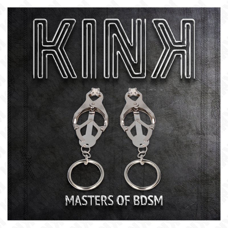 KINK - O-RING JAPANESE CLOVER NIPPLE CLAMPS SILVER - Bild 5