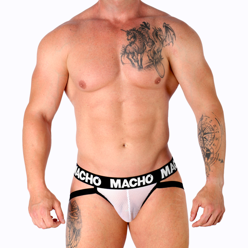 MACHO - MX26X1 JOCK NET WHITE - Bild 5
