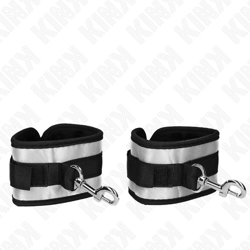 KINK - NEOPRENE WRIST CUFFS GREY 23 X 5 CM - Bild 4