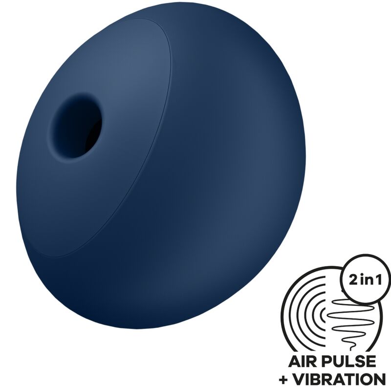 SATISFYER - AIR POWER 4 STIMULATOR  VIBRATOR 12 VIBRATIONS BLUE