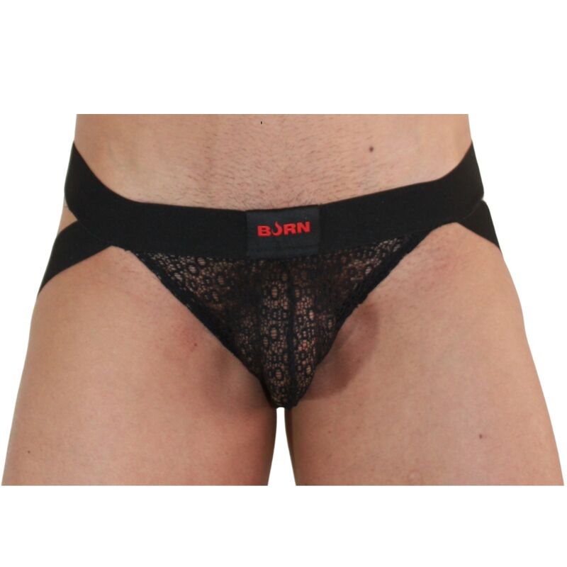 BURN - 005 JOCK LINGERIE BLACK