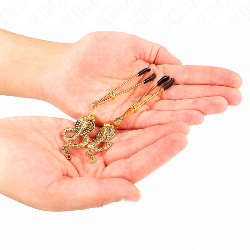 KINK - COBRA PENDANT NIPPLE CLAMPS 6 CM - Bild 3