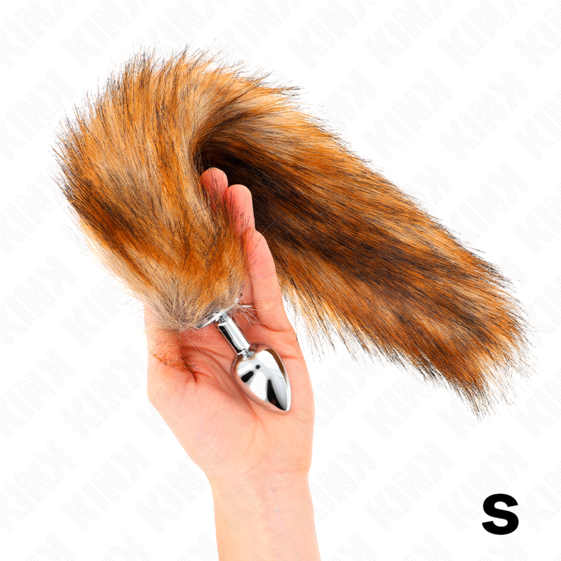 KINK - ANAL PLUG SIZE S 7 X 3 CM WITH SYNTHETIC TAIL 40 CM BROWN - Bild 2