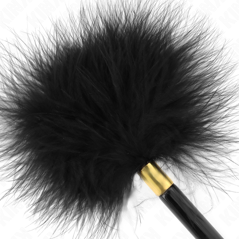 KINK - BLACK GOLD METAL TICKLE FEATHERS 18 CM - Bild 3