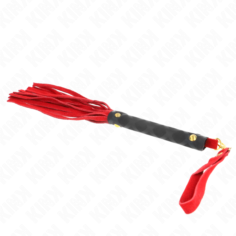 KINK - RED SUEDE MINI WHIP 30 CM - Bild 5