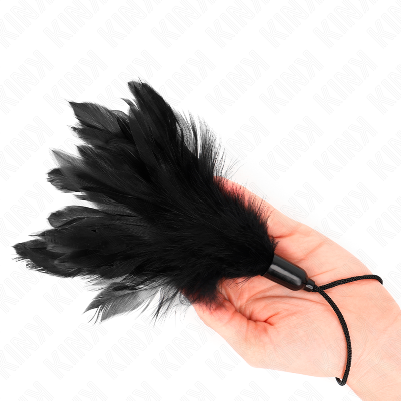 Alternative view of KINK - TICKLE FEATHERS WITH ROPE HANDLE PLASTIC BASE 15 CM