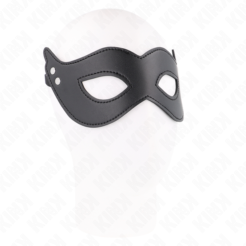 Alternative view of KINK - LEATHERETTE MASK WITH RIVETS MODEL 1 26 x 8 CM