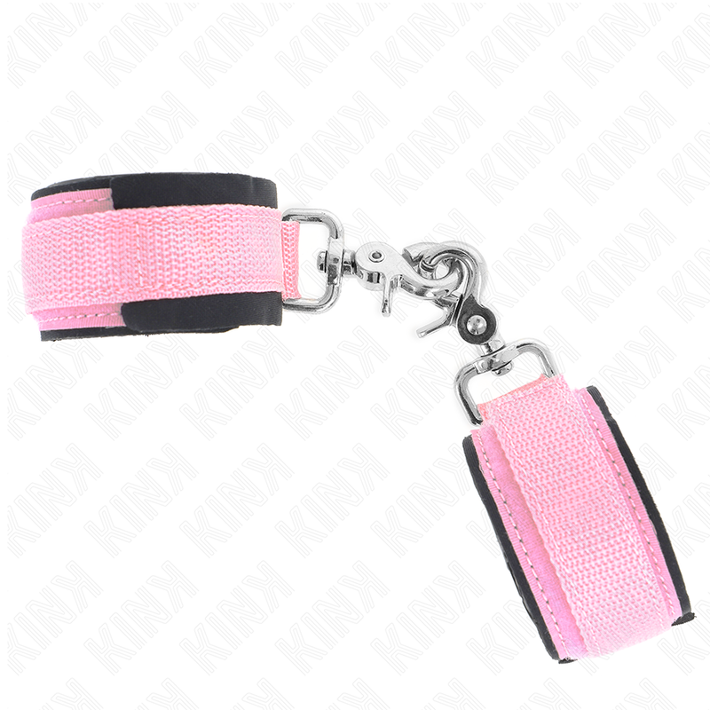 Alternative view of KINK - ADJUSTABLE NEOPRENE WRIST RESTRAINTS PINK ADJUSTABLE 22-34 CM