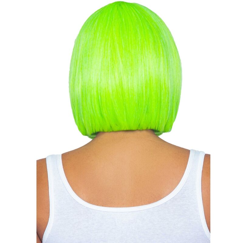 Alternative view of LEG AVENUE - FLUORESCENT BOB WIG NEON GREEN